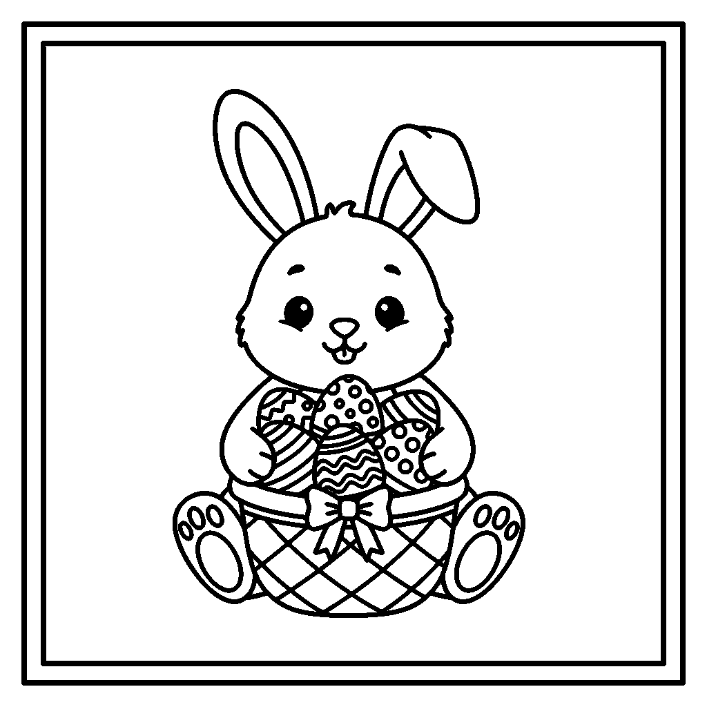 Easter Bunny with Basket