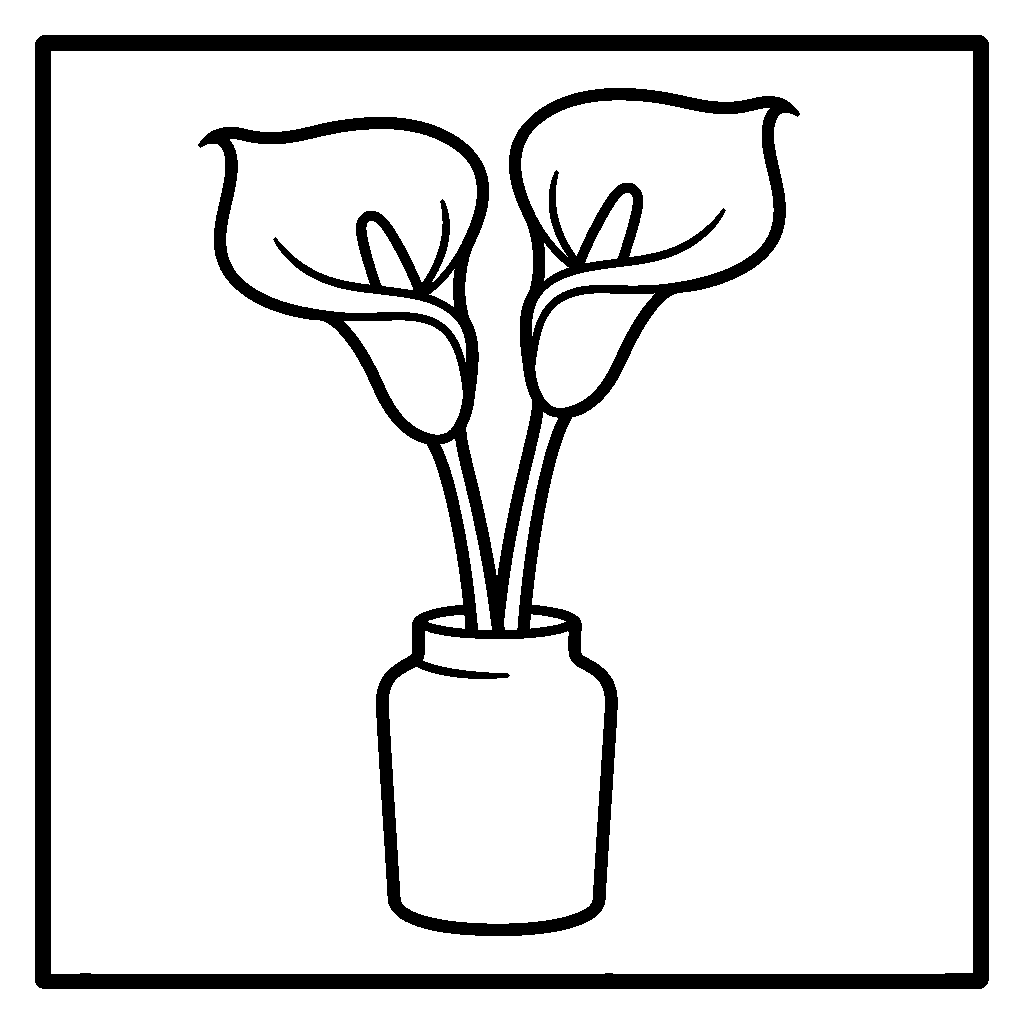 Calla Lilies in a Vase